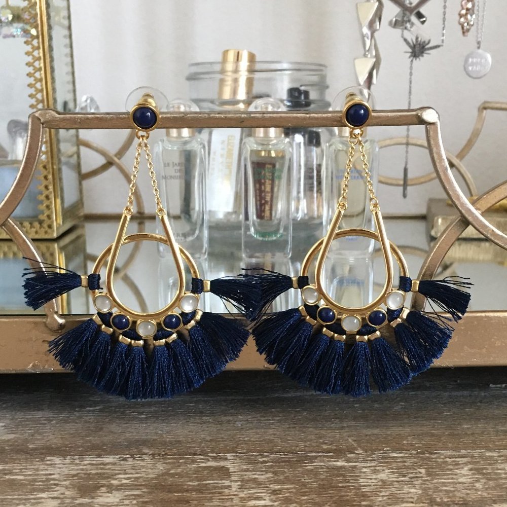 Rebecca Minkoff Utopia Tassel Chandelier Earrings